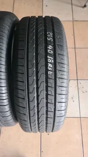 205/40 R18 pirelli runflat tyres in mint condition. Call/whatsapp The Tyre Angel 0734170832