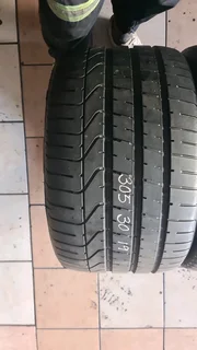 305/30 R19 used Pirelli tyres at 90 % . Call/whatsapp The Tyre Angel 0734170832