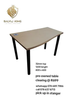pre-owned office tables