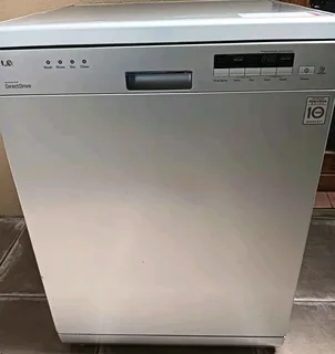 LG direct drive dishwasher delivery is optional