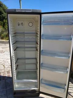 Silver upright fridge delivery optional