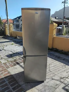 Silver whirlpool fridge freezer delivery optional