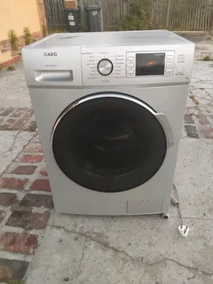Silver Aeg washing machine delivery optional