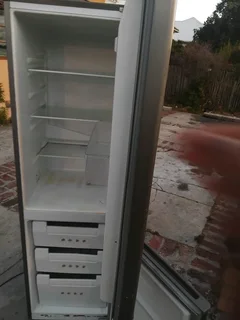 Silver kic fridge freezer delivery optional
