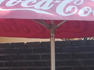 Coca cola umbrella
