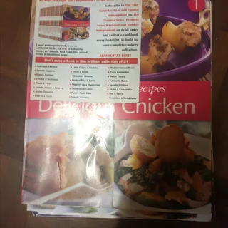 Recipe food book edition