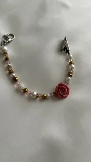 Pink Rose Dummy Chain