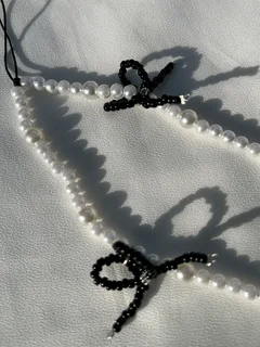 Pearl Beaded Phone Strap