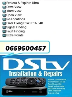 Dstv Accredited Installers And Signal Repairs In Edenvale Call 0659500457