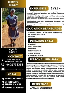 Stayinn/helper or Nanny