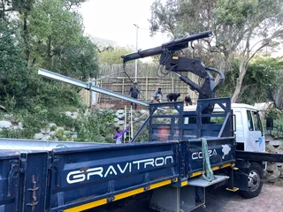 Truck for hire (8ton with crane) - Gravitron (Pty) Ltd