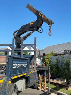 Truck for hire (8ton with crane) - Gravitron (Pty) Ltd