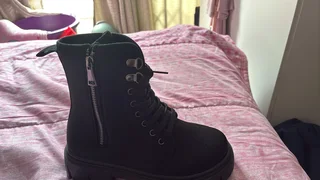military boots. Size 3