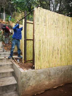 We do supply and install bambo fencing