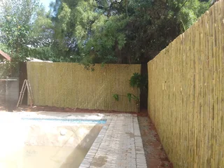 We do supply and install bambo fencing