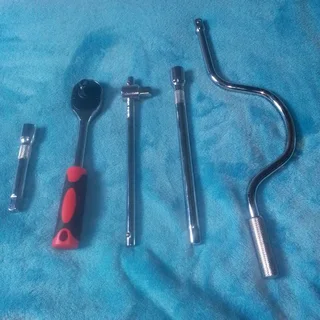 AIYI 24 Piece 1/2-Inch Socket Set in Red Metal Case AY187-015