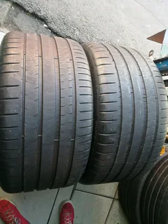 2x 285/35/r20 Michelin Pilot Super Sport Tyres 90%thread Life Call Natal 0783564464