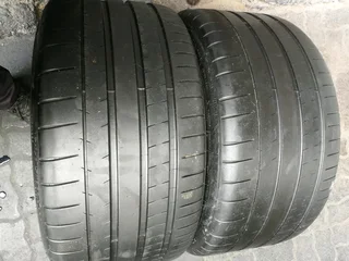 2x 285/30/R20 MICHELIN PILOT SUPER SPORT TYRES HIGH PERFORMANCE TYRES CALL NATAL 0783564464