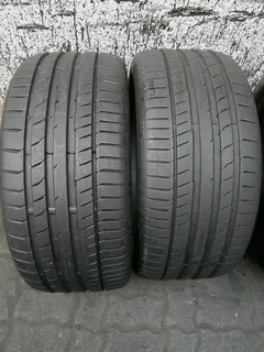 2x 255/35/r19 Continental Conti Sport Contact 5 High Performance Tyres Call Natal 0783564464