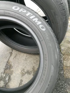 4x 225/55/R18 HANKOOK OPTIMA TYRES 95%THREAD LIFE CALL NATAL 0783564464