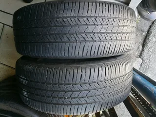 2x 225/55/r18 Bridgestone Ecopia Tyres 90%thread Life Call Natal 0783564464