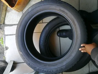 2x 225/55/R18 BRIDGESTONE ECOPIA TYRES 90%THREAD LIFE CALL NATAL 0783564464