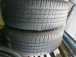2x 225/55/R18 BRIDGESTONE ECOPIA TYRES 90%THREAD LIFE CALL NATAL 0783564464