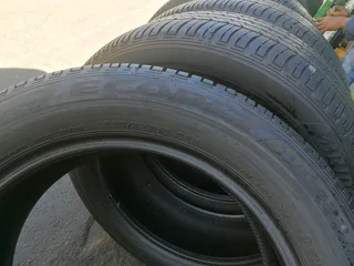 HAVAL TYRES FOR SALE 225/55/R18 BRIDGESTONE 95%THREAD LIFE CALL NATAL 0783564464 WE DO DENVERY