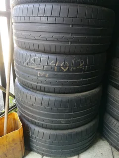 4x 255/40/r21 Continental Sport Contact 6 Tyres 95%thread Life Call Natal 0783564464
