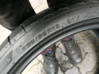 2x 235/35/R19 BRIDGESTONE POTENZA NORMAL TYRES 90%THREAD LIFE CALL NATAL 0783564464