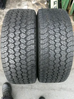 2x 265/60/R18 GOODYEAR WHARANGLER KEVLAR LIKE NEW TYRES CALL NATAL 0783564464