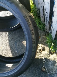 2x 295/35/R23 CONTINENTAL SPORT CONTACT 6 TYRES 95%THREAD LIFE CALL NATAL 0783564464 IS AVAILABLE