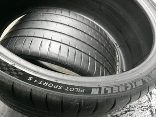 2x 295/25/r22 Michelin Pilot Sport 4 S Tyres 98%thread Life Call Natal 0783564464
