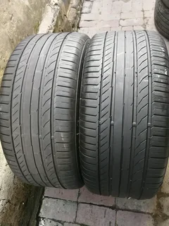 2x 275/50/r19 Continental Normal Tyres 90%thread Life Call Natal 0783564464 We Do Denvery