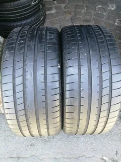2x 255/35/r19 Goodyear Eagle F1 Runflat Tyres Call Natal 0783564464 Is Like New Tyres