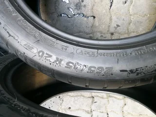 2x 265/45/R20 MICHELIN LATITUDE SPORT 3 TYRES 90%THREAD LIFE CALL NATAL 0783564464 IS AVAILABLE NOW