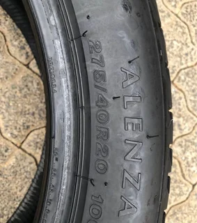 2x 285/40/R20 BRIDGESTONE ALENZA RUNFLAT TYRES CALL NATAL 0783564464 IS AVAILABLE NOW