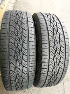 2x 255/70/r17 Continental Cross Contact Tyres 95%thread Life Call Natal 0783564464 Is Available Now