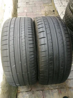2x 285/45/r20 Pirelli P Zero 95%thread Life Call Natal 0783564464