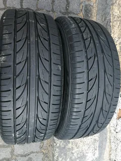 2x 205/45/r16 Bridgestone Tyres 95%thread Life Call Natal 0783564464