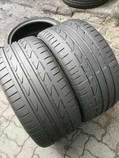 2x 255/35/r19 Bridgestone Potenza Runflat 85%tread Life Call Natal 0783564464 Is Available Now