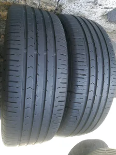 2x 195/55/R16 CONTINENTAL NORMAL TYRES 95%THREAD LIFE CALL NATAL 0783564464