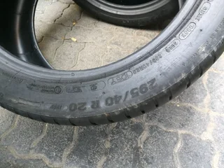 4x 295/40/R20 MICHELIN LATITUDE SPORT 3 TYRES 95%THREAD LIFE CALL NATAL 0783564464