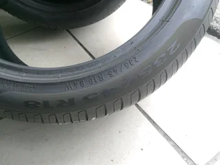 2x 235/45/R18 PIRELLI CINTURATO P7 NORMAL TYRES CALL NATAL 0783564464 IS AVAILABLE NOW IN STOCK