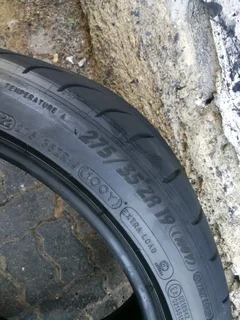 2x 275/35/R19 MICHELIN PILOT SPORT CUP 2 TYRES 98%THREAD LIFE CALL NATAL 0783564464 IS AVAILABLE NOW