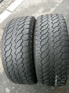 2x 255/60/r18 General Grabber At3 Tyres 90%thread Life Call Natal 0783564464 Is Available Now
