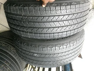2x 255/55/R20 GOODYEAR WHARANGLER TERRITORY HTS TYRES 95%THREAD LIFE CALL NATAL 0783564464