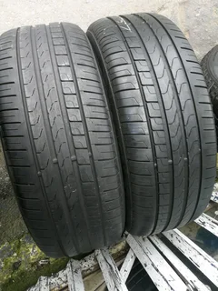 2x 225/50/r18 Pirelli Cinturato P7 Runflat Tyres 95%thread Life Call Natal 0783564464 Is Available