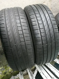 2x 225/50/R18 PIRELLI CINTURATO P7 RUNFLAT TYRES 95%THREAD LIFE CALL NATAL 0783564464 IS AVAILABLE