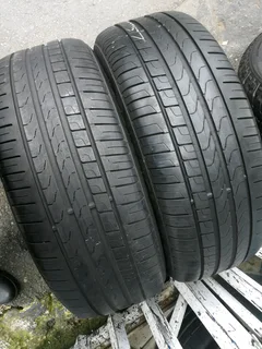 2x 225/50/R18 PIRELLI CINTURATO P7 RUNFLAT TYRES 95%THREAD LIFE CALL NATAL 0783564464 IS AVAILABLE